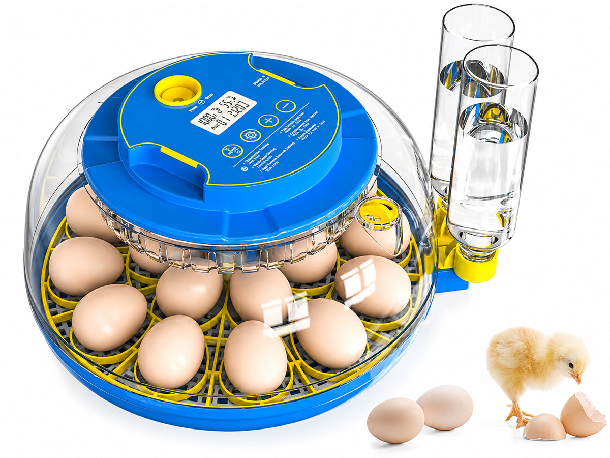 18 Eggs Incubator Hatcher Breeder Automatic Egg Hatching Chicken Duck Bird