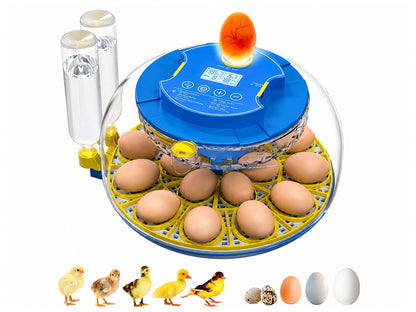 18 Eggs Incubator Hatcher Breeder Automatic Egg Hatching Chicken Duck Bird