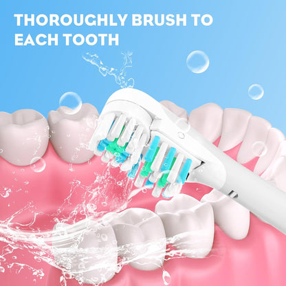 16Pcs Dual Electric Toothbrush Replacement Heads for Oral-B 3733 4732 4734