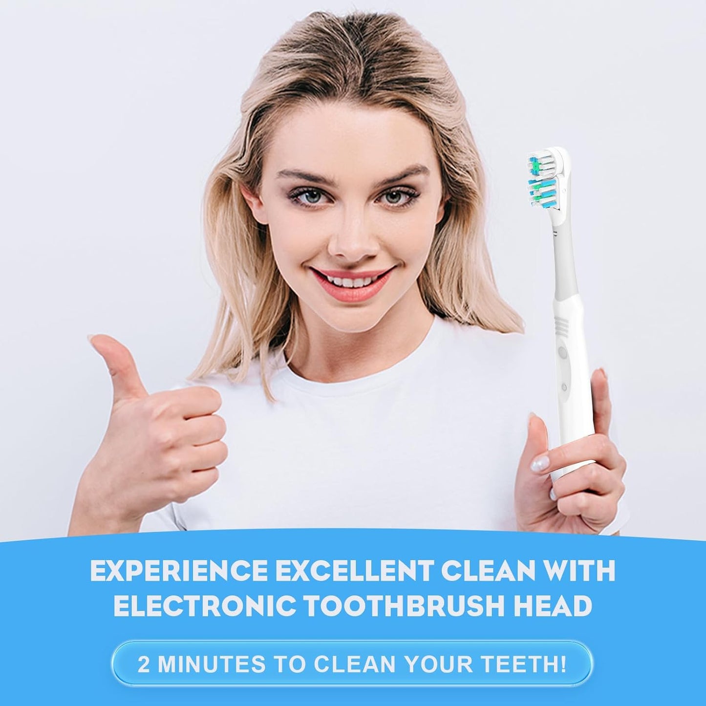 16Pcs Dual Electric Toothbrush Replacement Heads for Oral-B 3733 4732 4734