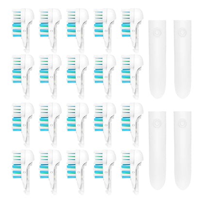 16Pcs Dual Electric Toothbrush Replacement Heads for Oral-B 3733 4732 4734
