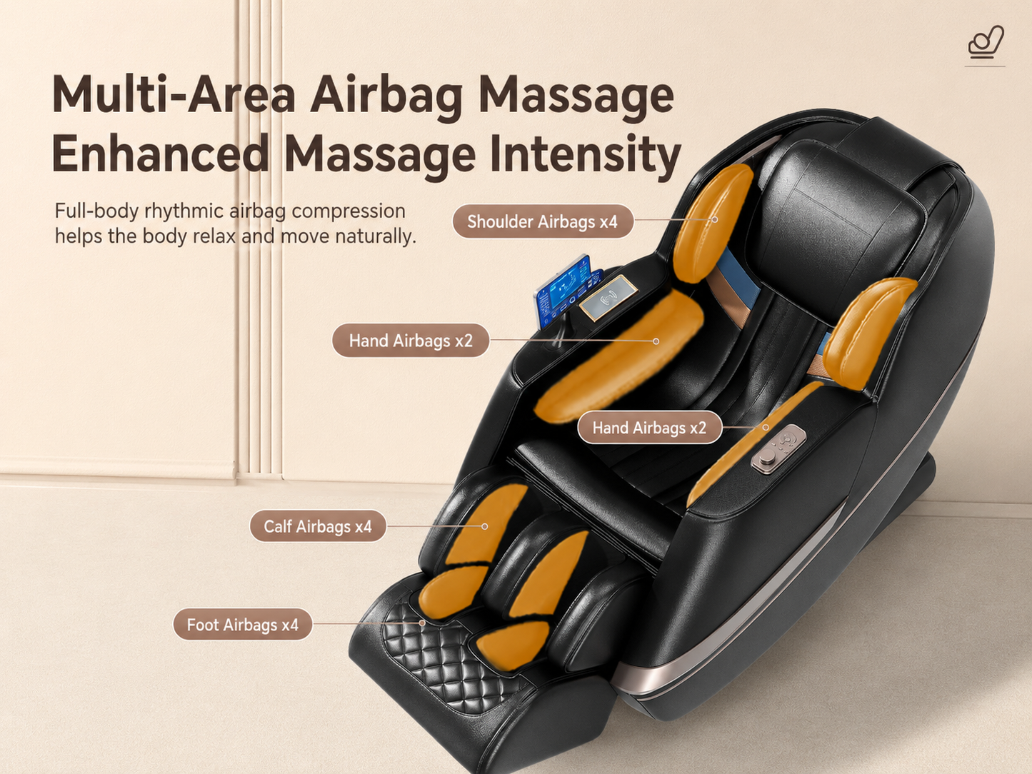 Full Body Massage Chair 4D Zero Gravity SL-Track