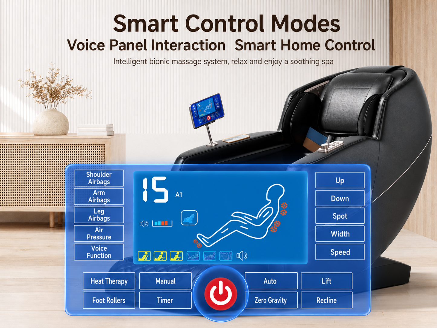 Full Body Massage Chair 4D Zero Gravity SL-Track