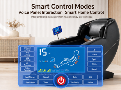 Full Body Massage Chair 4D Zero Gravity SL-Track