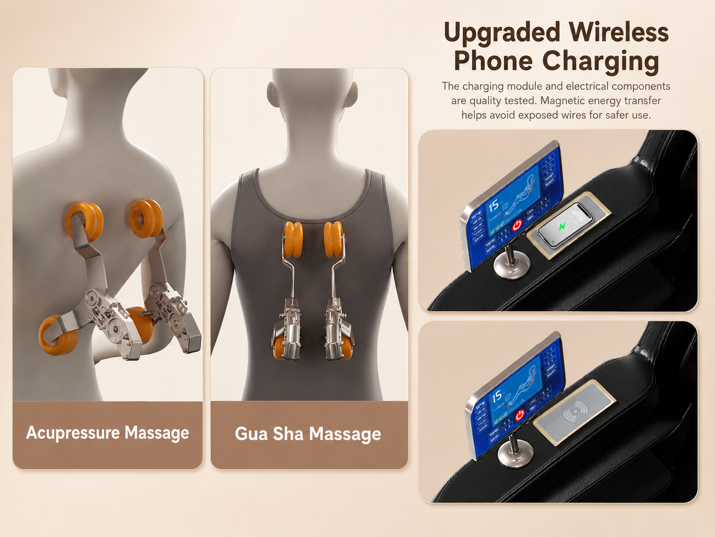 Full Body Massage Chair 4D Zero Gravity SL-Track