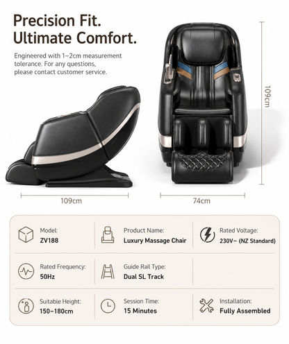 Full Body Massage Chair 4D Zero Gravity SL-Track
