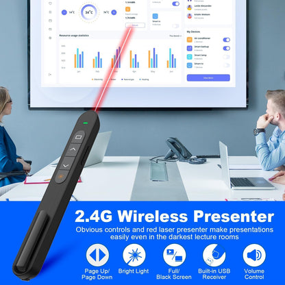 Wireless Presenter Remote 2.4GHz Presentation Clicker PowerPoint Remote