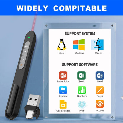 Wireless Presenter Remote 2.4GHz Presentation Clicker PowerPoint Remote