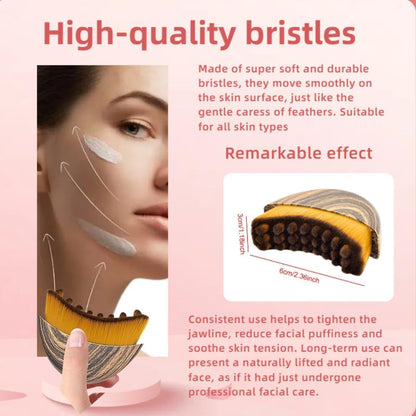 2 Pack Facial Lymphatic Massage Brushes Face Brush Contouring Detox Tools