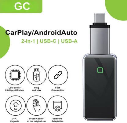 2 in 1 Wireless CarPlay Android Auto Adapter