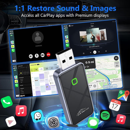 2 in 1 Wireless CarPlay Android Auto Adapter