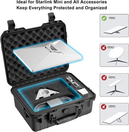 Starlink Mini Fabric Hard Case Outdoor Protection