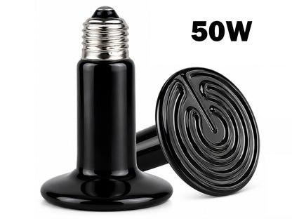 Reptile Light Ceramic Heat Lamp 50W