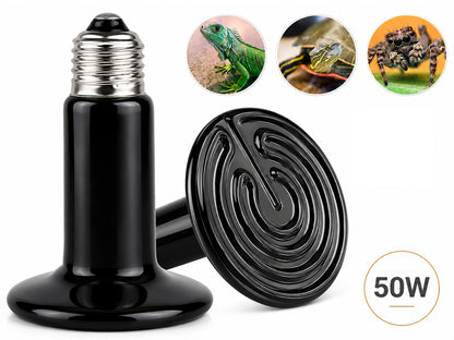 Reptile Light Ceramic Heat Lamp 50W