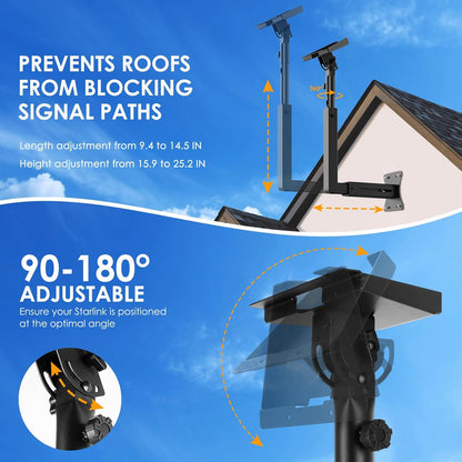 Starlink Gen 3 Mount Extra Long Adjustable