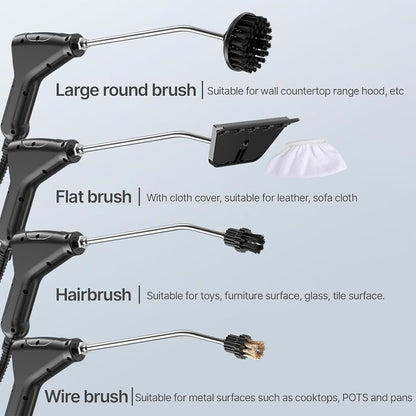 Handheld 2500W Steam Cleaner High Temperature Pressurized