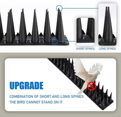 10m Bird Spikes Pest Control Fence 24 PCS