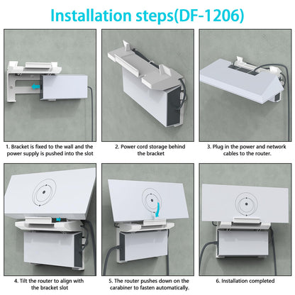 Starlink Gen3 Router Wall Mount Kit For Mounting Router & Power Supply
