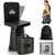 Upgraded Collapsible Stool with Backrest, Portable Folding Telescopic Stool with Carry Bag