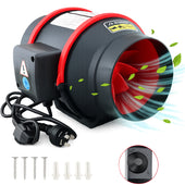 Inline Duct Fan Fan with Controller - 6 Inch