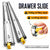 1400mm Drawer Slide Runners Locking Rails Ball Bearing Cabinet Guide Track
