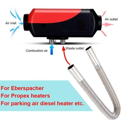 Diesel Heater Exhaust Pipe Hose and Silencer Muffler Filter