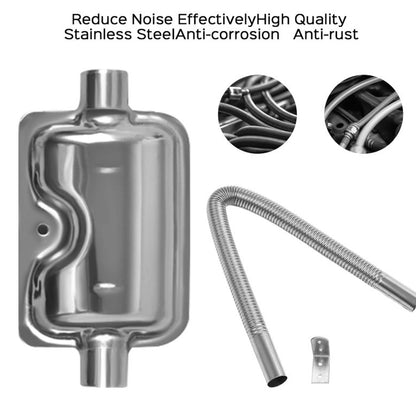 Diesel Heater Exhaust Pipe Hose and Silencer Muffler Filter