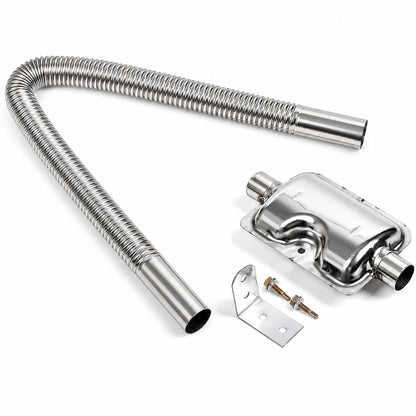 Diesel Heater Exhaust Pipe Hose and Silencer Muffler Filter