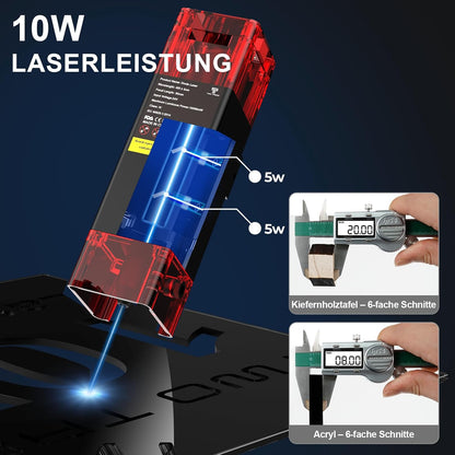 Laser Engraver DIY Engraving Cutting Machine - High Precision Laser Engraver Machine