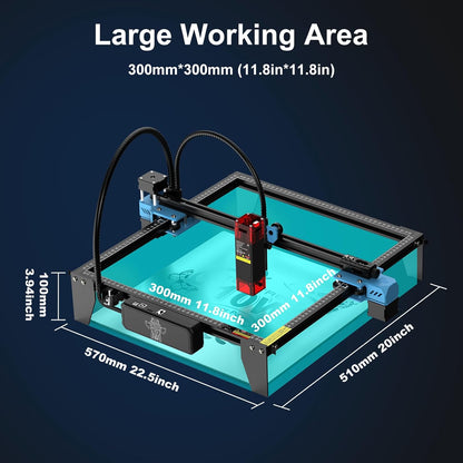 Laser Engraver DIY Engraving Cutting Machine - High Precision Laser Engraver Machine