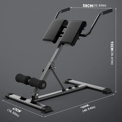 Adjustable Roman Chair Hyperextension Bench