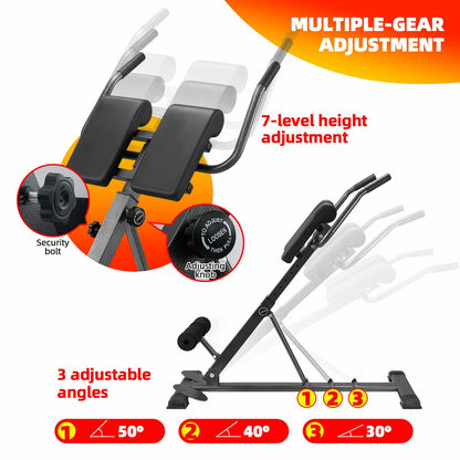 Adjustable Roman Chair Hyperextension Bench