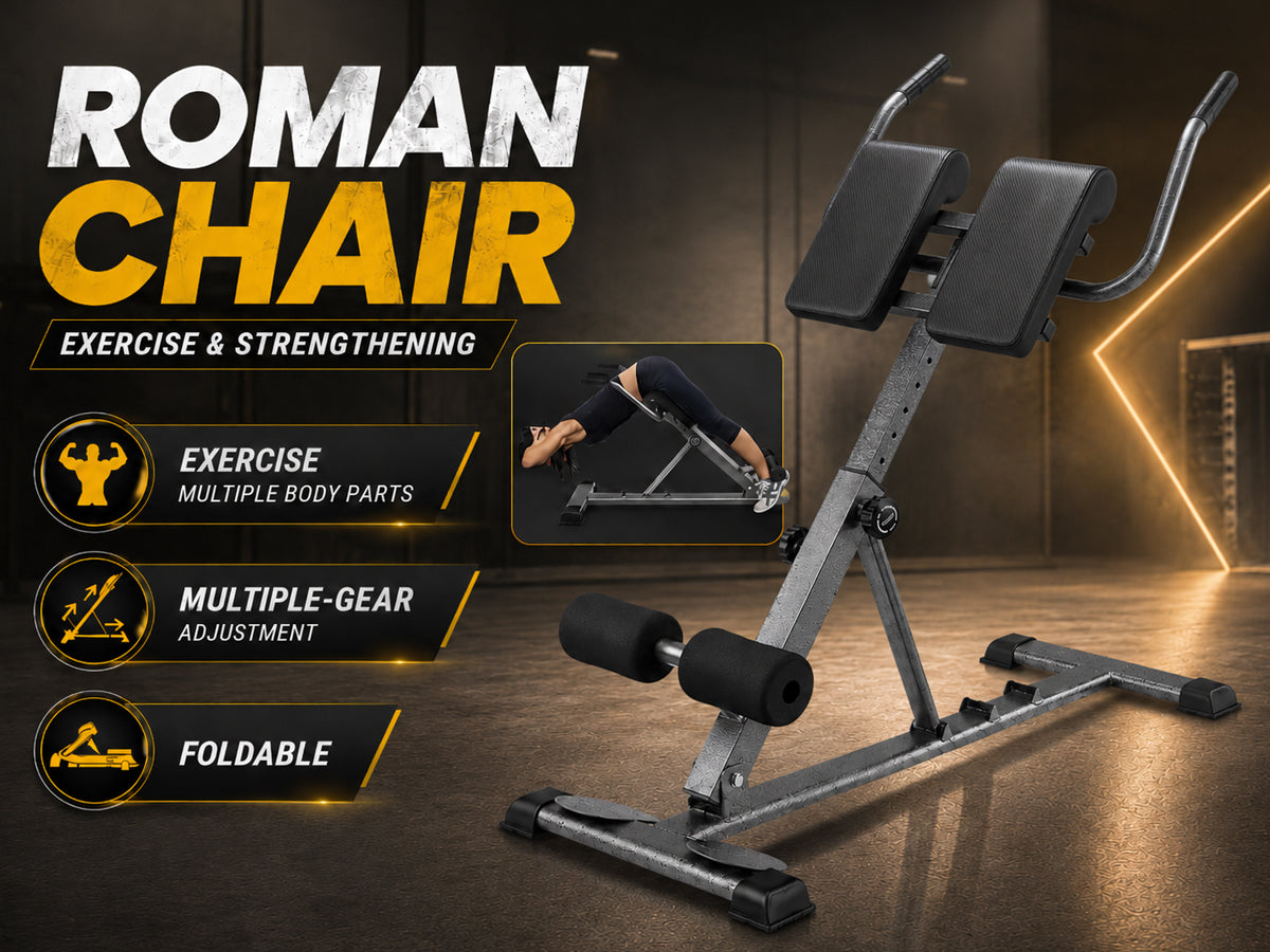 Adjustable Roman Chair Hyperextension Bench