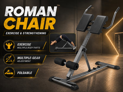 Adjustable Roman Chair Hyperextension Bench