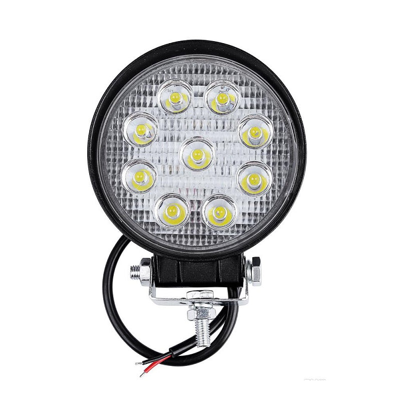 4WD ATV spot lights showing front flood beam design