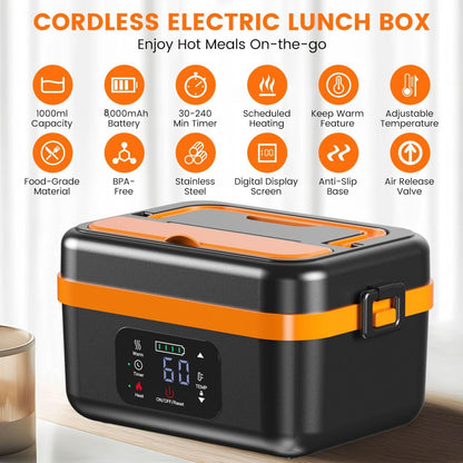 Electric Lunch Box Food Heater Food Warmer 1L