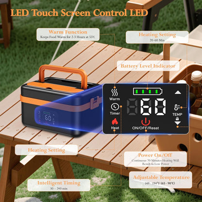 Electric Lunch Box Food Heater Food Warmer 1L