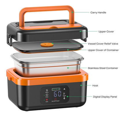 Electric Lunch Box Food Heater Food Warmer 1L