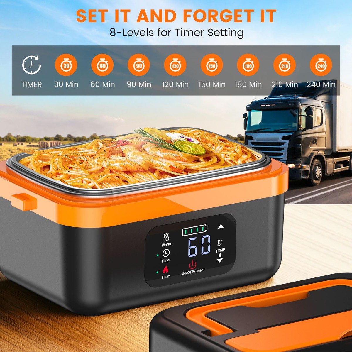 Electric Lunch Box Food Heater Food Warmer 1L