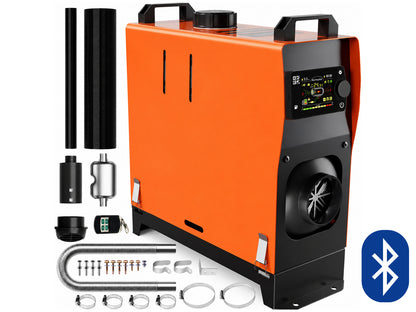 8KW Diesel Air Heater 12V with Bluetooth Control & LCD Display