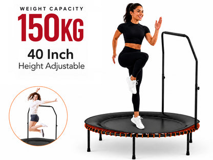 40" Mini Trampoline Fitness Rebounder