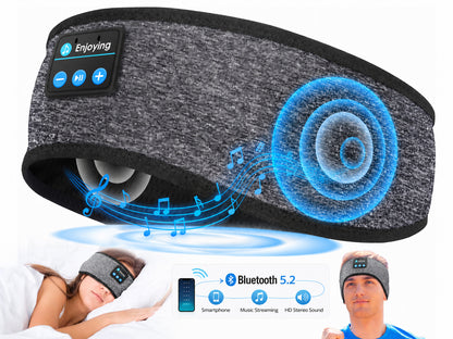Sports Headband Bluetooth Sleep Headphones Headset