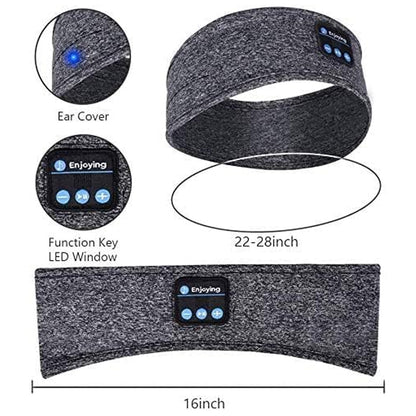 Sports Headband Bluetooth Sleep Headphones Headset