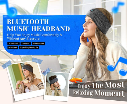 Sports Headband Bluetooth Sleep Headphones Headset