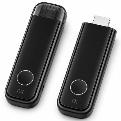2026 Upgraded Wireless HDMI Transmitter and Receiver, Support 4K Decode 1080P Output
