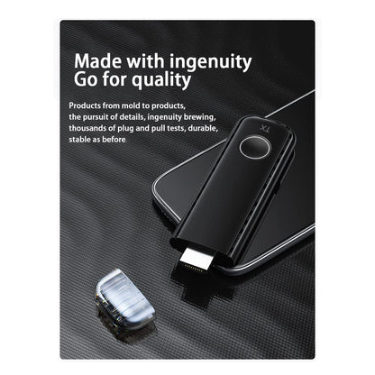 2026 Upgraded Wireless HDMI Transmitter and Receiver, Support 4K Decode 1080P Output