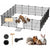 Dog Playpen Pet Playpen Fence 20 Panels