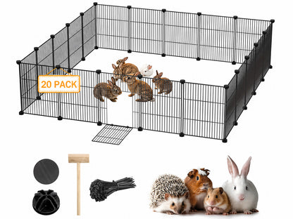 Dog Playpen Pet Playpen Fence 20 Panels