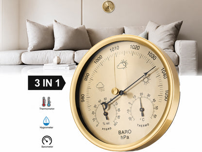 3 in 1 Barometer Thermometer Hygrometer