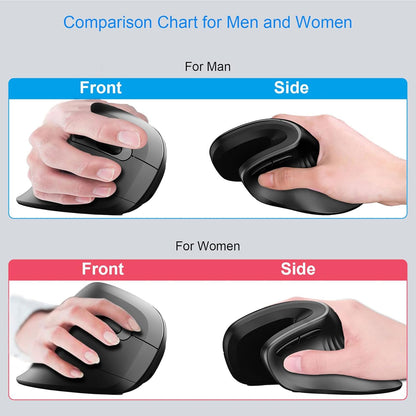 Ergonomic Vertical Mouse Wireless Mouse